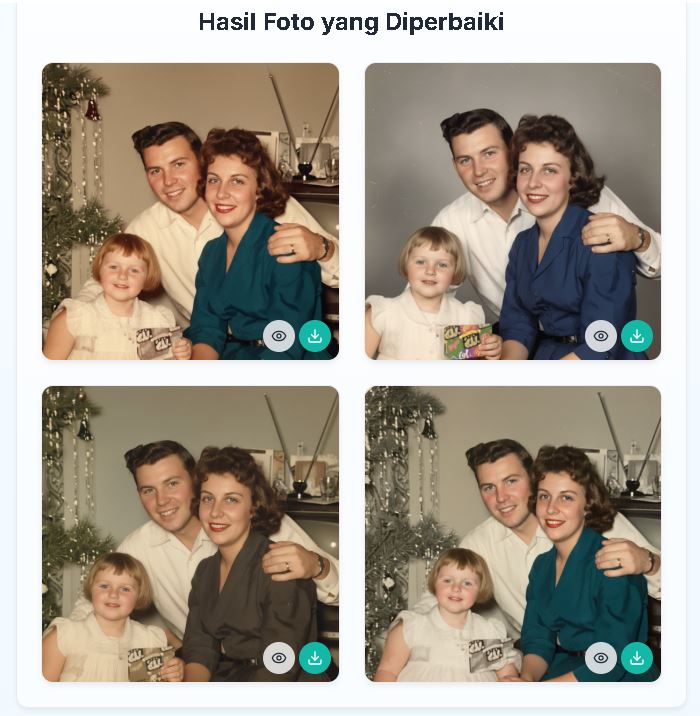 Contoh Foto Lawas Diperbaiki