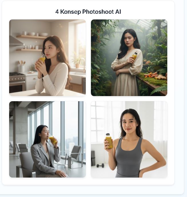 Contoh Foto Produk AI